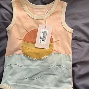 BNWT wild Wawa tank onesie
